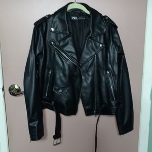 Zara Faux Leather Jacket